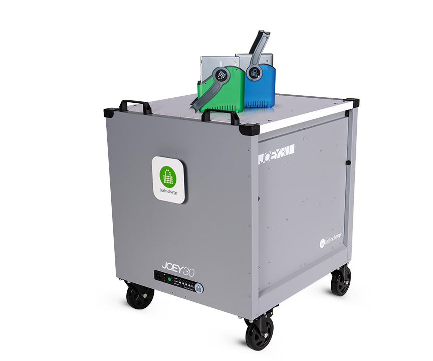 Image of LocknCharge Joey 30 Grey Multimedia cart