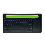 MediaRange MROS131 keyboard Office Bluetooth QWERTZ German, Swiss Black, Green