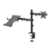 electriQ Monitor Arm with Laptop Tray