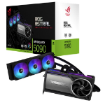 ASUS nVidia GeForce ROG-ASTRAL-LC-RTX5090-O32G-GAMING 32GB GDDR7 2580MHz Boost 28Gbps 512-bit Digital Max Res 7680 x 4320 Liquid Cool