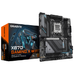 GIGABYTE X870 GAMING X WIFI7 Motherboard - Supports AMD Ryzen 9000 CPUs, 16+2+2 phases VRM, up to 8000MHz DDR5 (OC), 1xPCIe 5.0 + 3xM.2, Wi-Fi 7, 2.5GbE LAN, USB 3.2 Gen 2x2