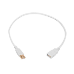 Monoprice 8604 USB cable 17.7" (0.45 m) USB 2.0 USB A White