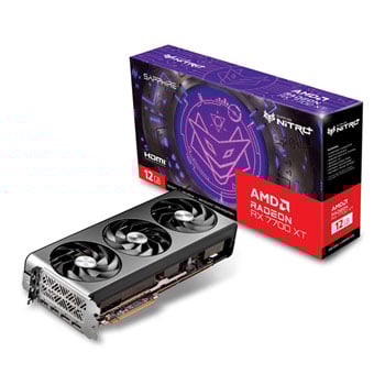 Image of Sapphire NITRO+ RX7700 XT PCIe4 12GB DDR6 2 HDMI 2 DP 2599MHz...
