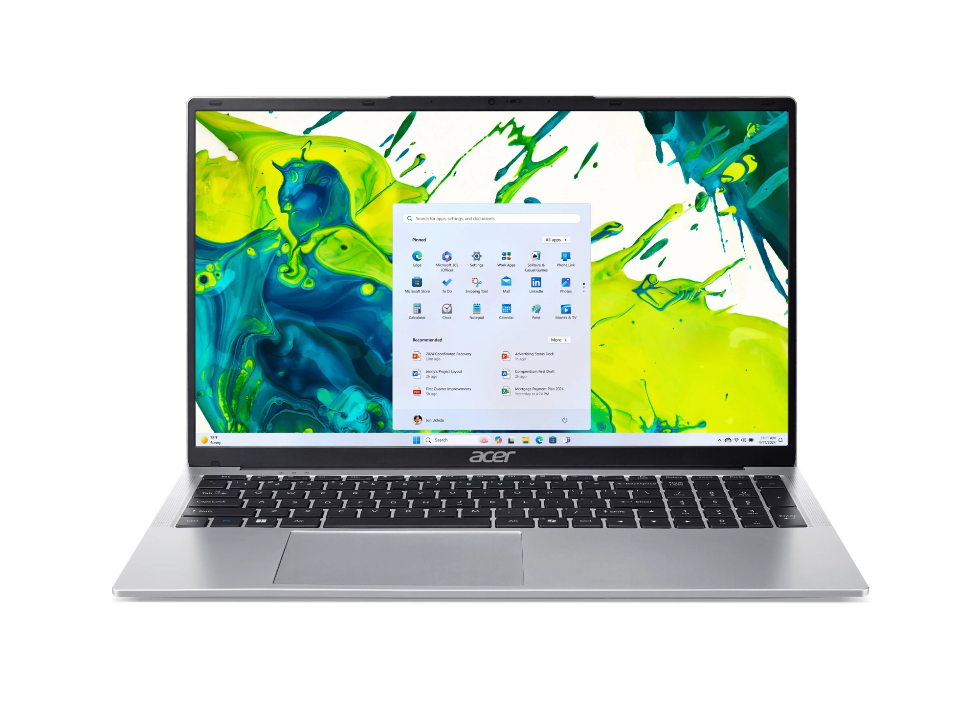 Acer Aspire Lite AL17-31P-31Q7 Intel Core 3 N355 Laptop 43.9 cm (17.3&