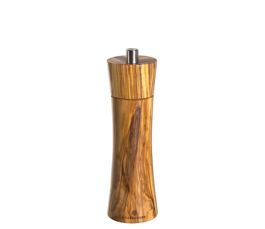 Image of Zassenhaus Frankfurt - Pepper grinder - Wood - Ceramic - Olive -...