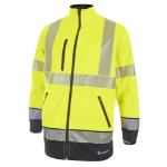 BEESWIFT High Visibility  Two Tone Softshell Saturn Yellow / Navy 3XL