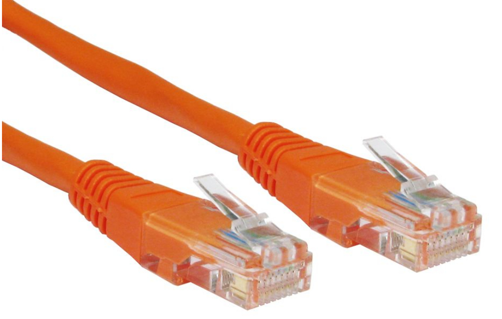 Cables Direct 2m Cat5e networking cable Orange U/UTP (UTP)