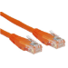 Cables Direct 0.5m Cat5e networking cable Orange U/UTP (UTP)