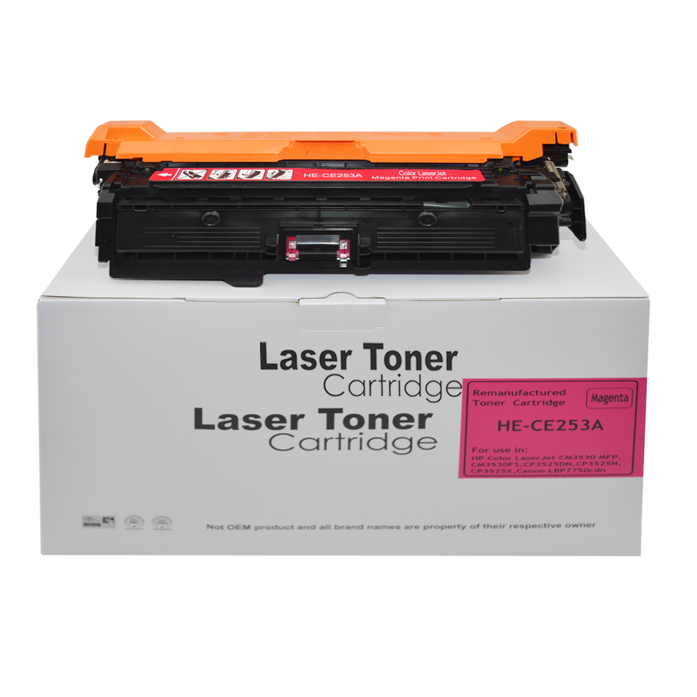Image of CTS Wholesale Remanufactured HP CP3525 CE253A Magenta Toner HP 504A al