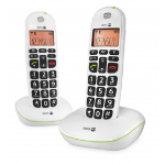 Doro PhoneEasy 100w duo DECT telephone White Caller ID