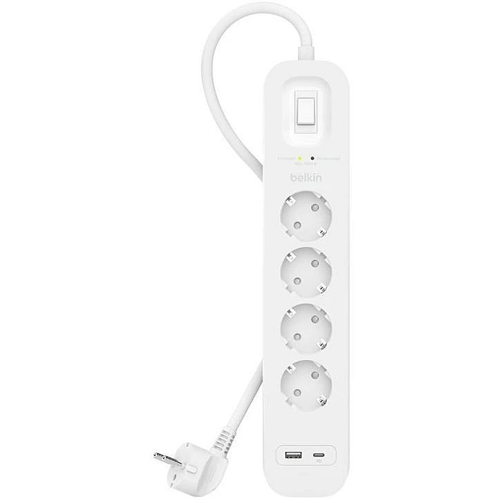 SRB001VF2M surge protector White 4 AC outlet(s) 2 m