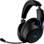 HyperX Cloud Flight - Wireless Gaming Headset (Black-Blue) - PS5-PS4