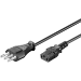 Microconnect PE100430 power cable Black 3 m C13 coupler