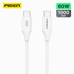 Pisen CC-PD01-1000/2000 USB cable USB 2.0 1 m USB C 60 W White