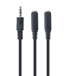 Gembird CCA-415-0.1M audio kabel 0,1 m 3.5mm 2 x 3.5mm Zwart