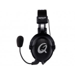 QPAD QH-85 Headset Bedraad Hoofdband Gamen Zwart