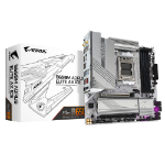 Gigabyte B650M AORUS ELITE AX ICE Motherboard - Supports AMD Ryzen 8000 CPUs, 12+2+2 Phases Digital VRM, up to 8000MHz DDR5 (OC), 1xPCIe 5.0 + 1xPCIe 4.0 M.2, Wi-Fi 6E, 2.5GbE LAN, USB 3.2 Gen 2
