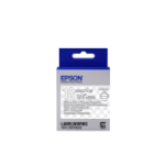 Epson C53S655009/LK-5TWN Ribbon white on Transparent 18mm x 9m for Epson LabelWorks 4-18mm/24mm/36mm/6-18mm/6-24mm