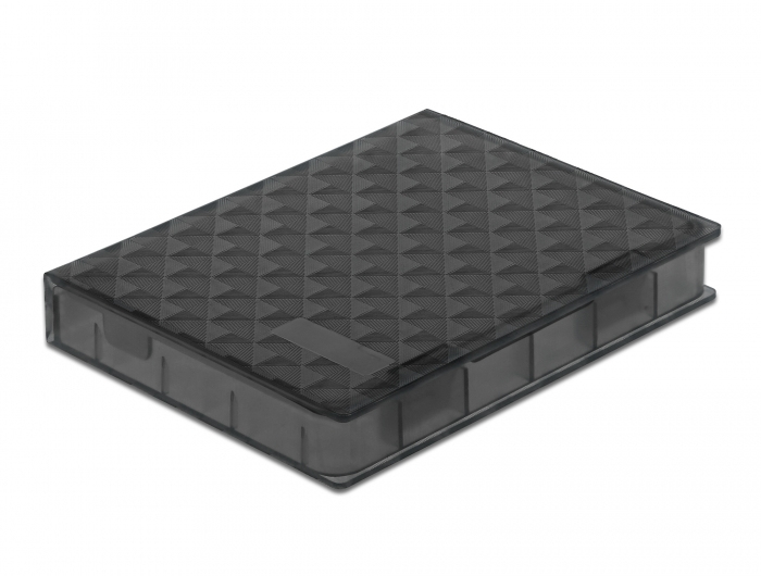Image of DeLOCK 18368 storage drive case Cover Plastic Grey