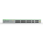 Allied Telesis iGS950/28PS Managed L2 Gigabit Ethernet (10/100/1000) Power over Ethernet (PoE) Desktop/Wall-Mounting Silver