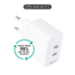 eSTUFF ES637035-BULK mobile device charger Smartphone White AC Fast charging Indoor