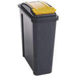 VFM RECYCLING BIN 25L YLW LID 384283