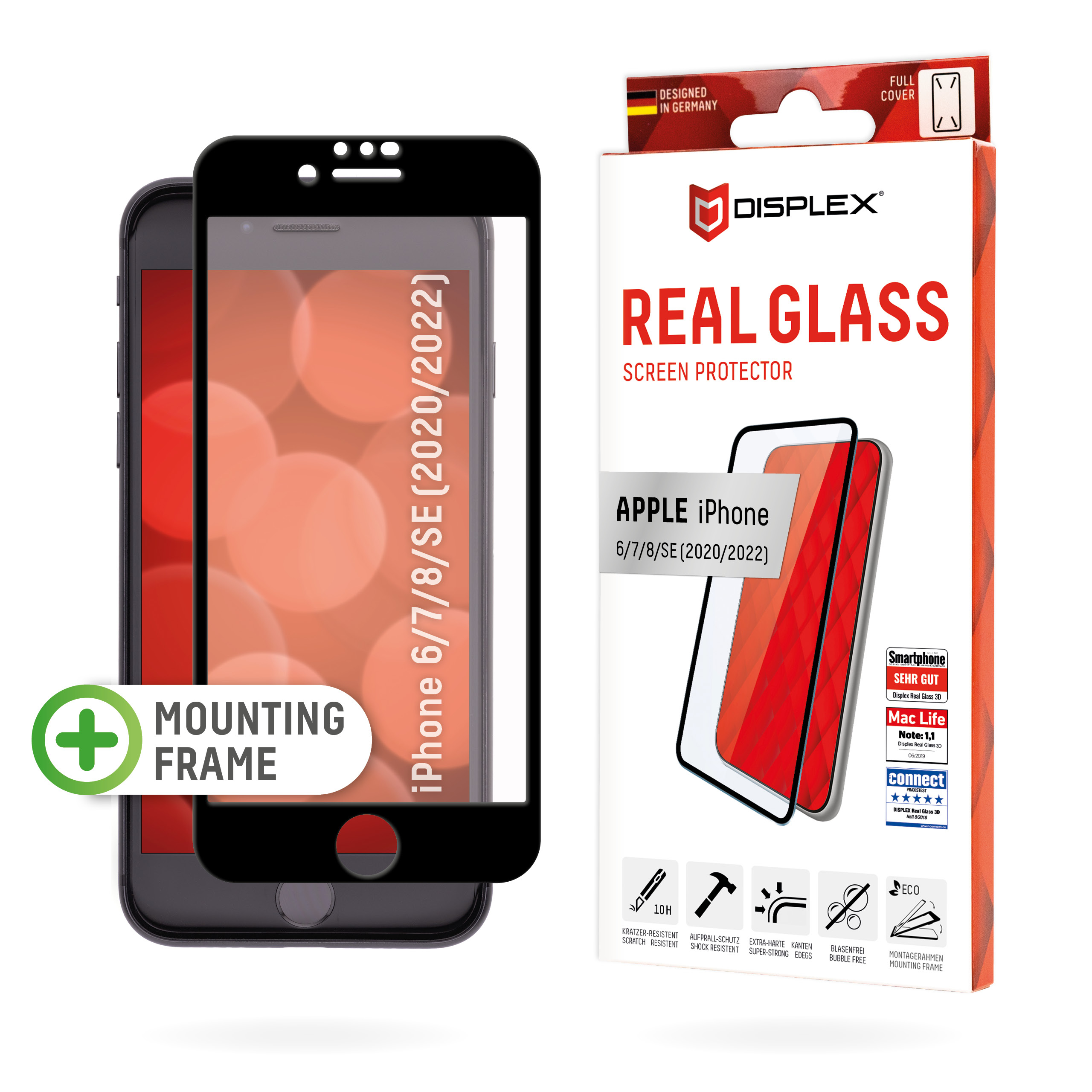 Displex Full Cover Screen Protector (10H) for Apple iPhone...