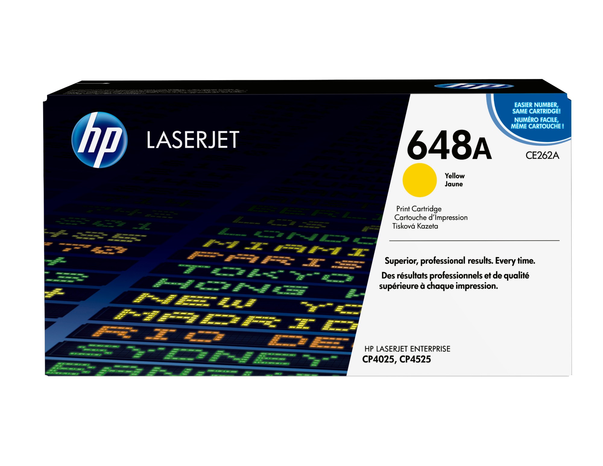 HP CE262A/648A Toner cartridge yellow, 11K pages ISO/IEC 19798 for HP CLJ CP 4025/4520