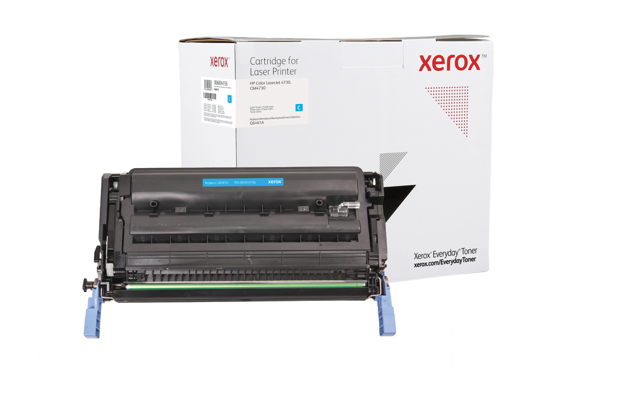 Xerox 006R04156 Toner cartridge cyan, 12K pages (replaces HP 644A/Q6461A) for HP Color LaserJet 4730
