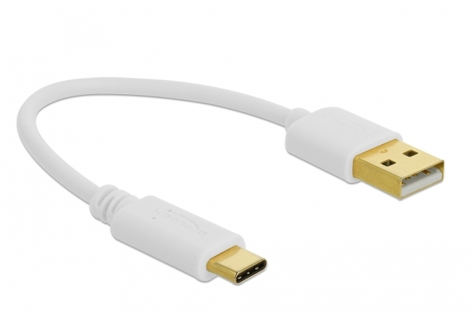 DeLOCK USB Charging Cable Type-A to USB Type-C 15 cm