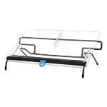 R-Go Tools Document holder R-Go Flex Read, ergonomic, with soft foam wrist rest, transparent acrylic