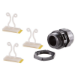 FDL CABLE MANAGER PACK - 5 x BUNNY CLIPS + 1 x M20 GLAND