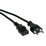 VALUE Power Cable, Straight IEC, black, 1.8m, CH 1,8m