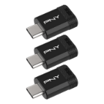 PNY Elite-X USB flash drive 64 GB USB Type-C 3.2 Gen 1 (3.1 Gen 1) Zwart