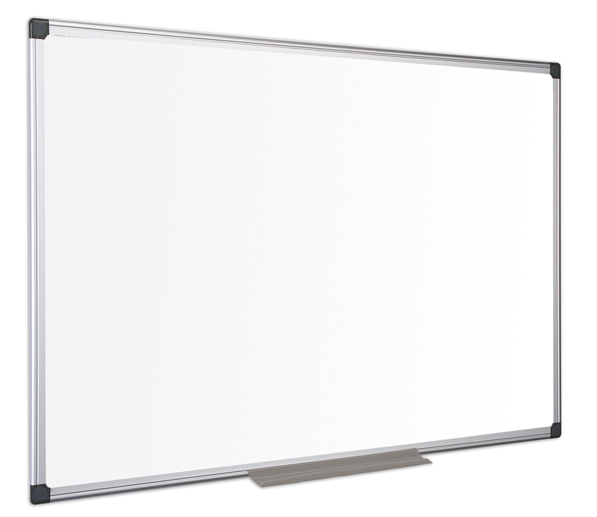 Bi-Office Maya Enamel Whiteboard Aluminium Framed