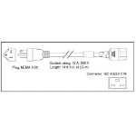 Cisco CAB-AC-2500W-US1= power cable Black 167.7" (4.26 m) NEMA 6-20P C19 coupler