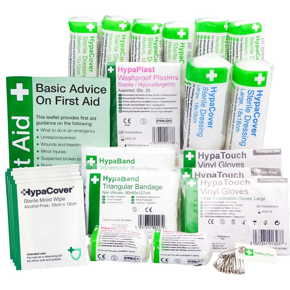 Hypa Workplace First Aid Kit Refill 1-101 10 Persons