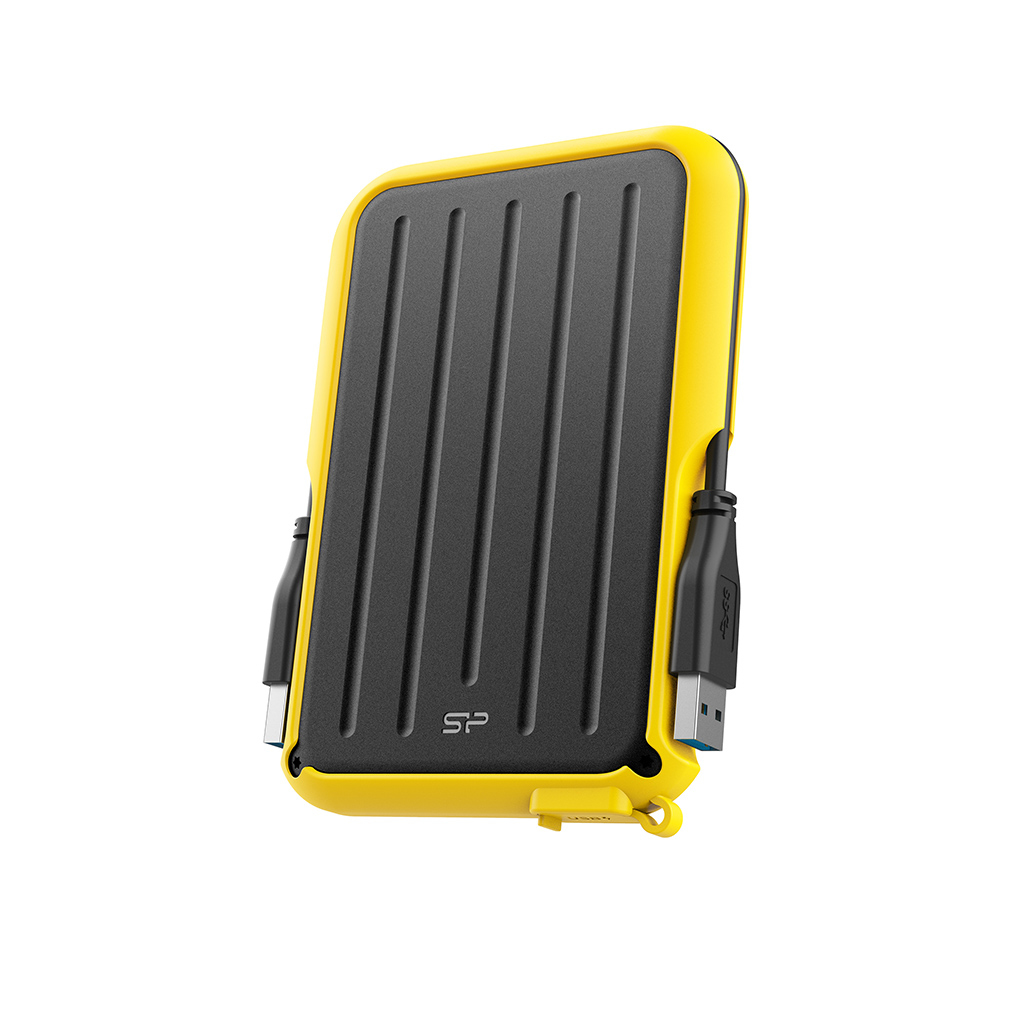 Silicon Power A66 external hard drive 2 TB USB Type-A 3.2 Gen 1 (3.1 Gen 1) Black, Yellow