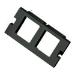 Cablenet 2 Port Keystone Housing (25mm x 50mm) Black