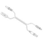 Zebra CBL-ET4X-SCHCAB-01 electriciteitssnoer Wit