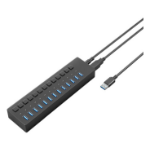 4XEM 4XH713 interface hub USB 3.2 Gen 1 (3.1 Gen 1) Type-B 5000 Mbit/s Gray