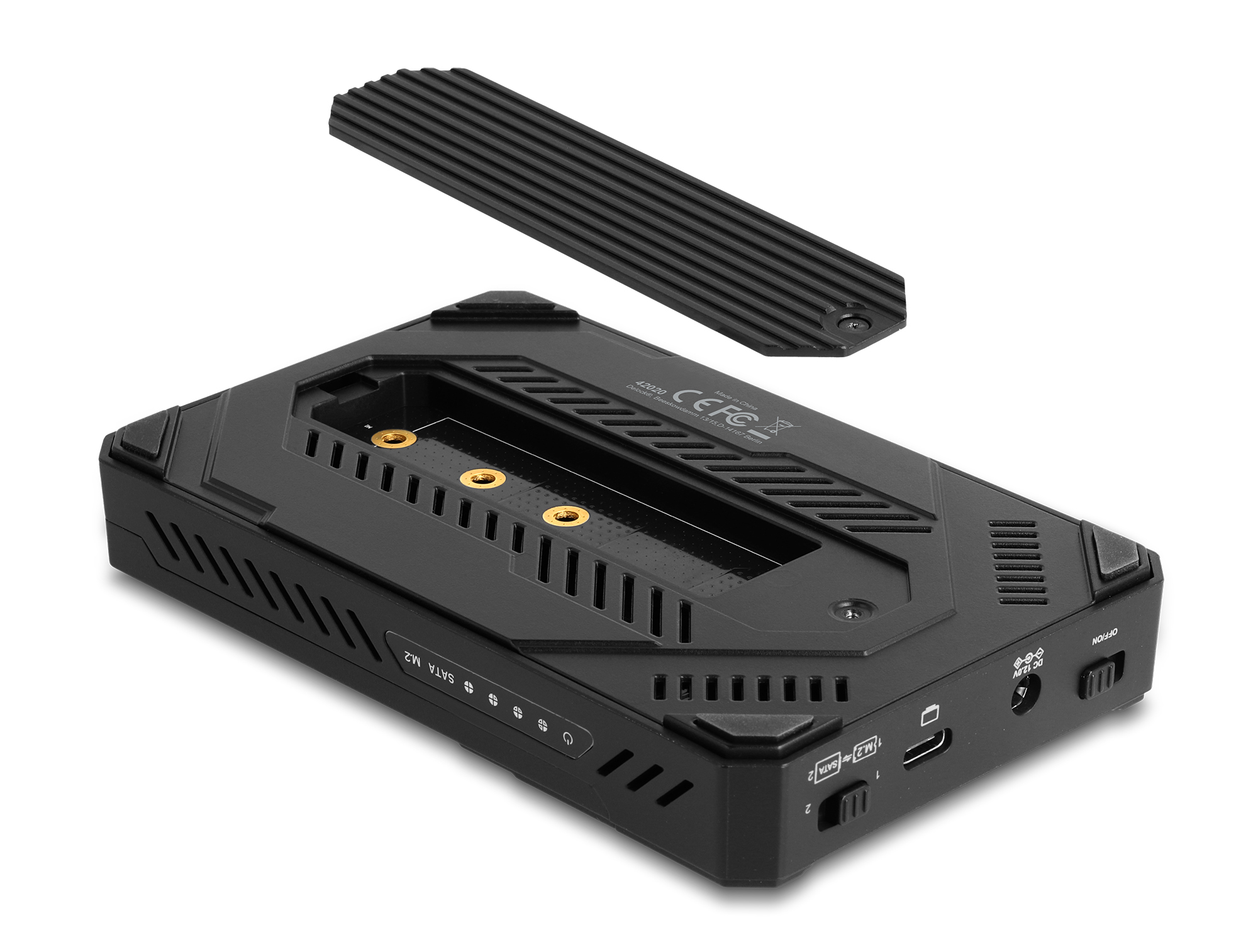 Image of DeLOCK 42020 storage drive enclosure HDD/SSD enclosure Black 2.5"