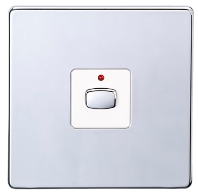 EnerGenie MIHO025 light switch Chrome, White