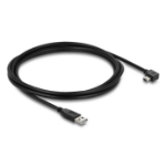 DeLOCK USB 2.0 Cable Type-A male to Type Mini-B male right angled 2 m