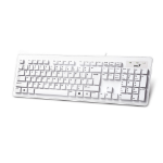 Genius Computer Technology Slimstar 130 keyboard USB QWERTY English White
