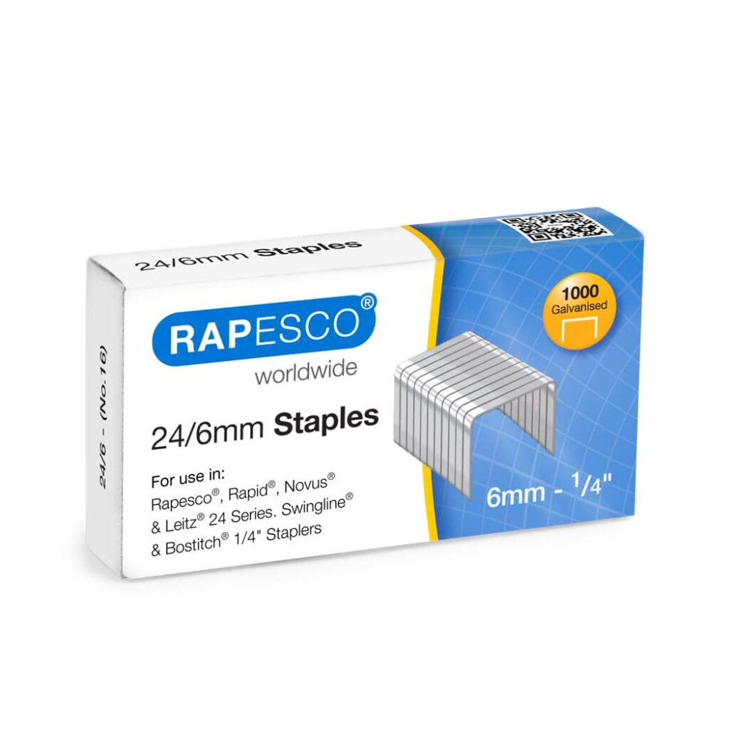 Photos - Staples Rapesco S24607Z3  Staples pack 1000  