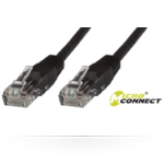 Microconnect UTP CAT6 0.2m networking cable Black U/UTP (UTP)