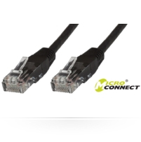 Microconnect UTP CAT6 0.2m networking cable Black U/UTP (UTP)