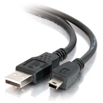 C2G 2m USB 2.0 A/Mini-B Cable USB cable USB A Mini-USB B Black