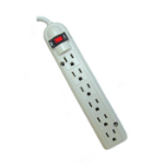 Weltron WSP-600PLF-15 surge protector White 6 AC outlet(s) 125 V 181.1" (4.6 m)